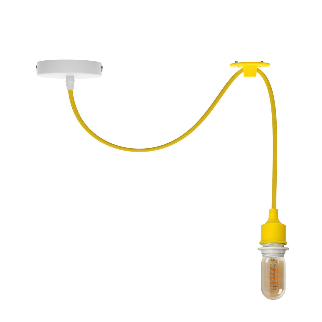 Adjustable Modern Industrial Single Head Ceiling Pendant Lamp Swag Light Kit