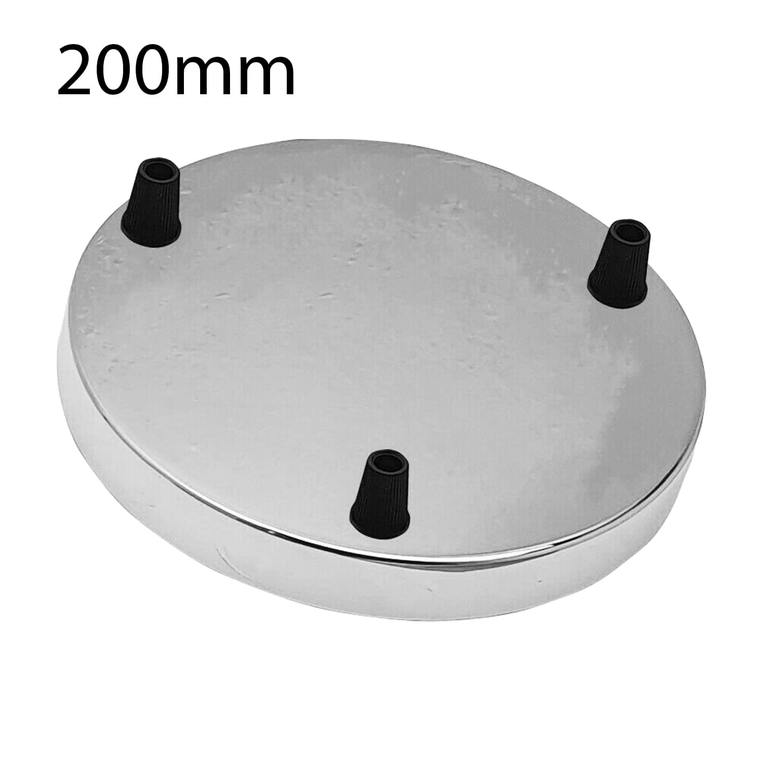 Retro Chrome Metal Pendant Light – Vintage Industrial Ceiling Hanging Lamp ~5778