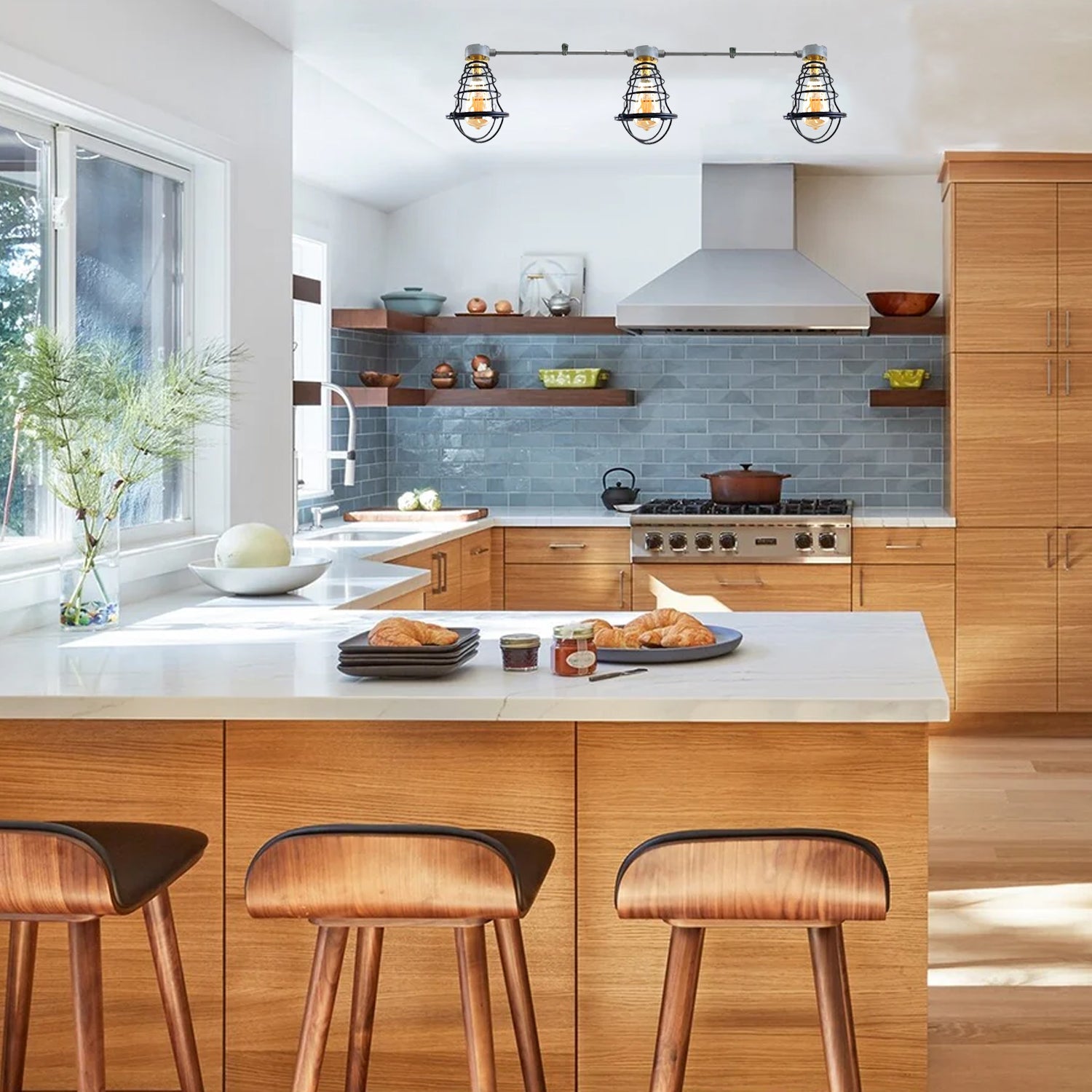 Industrial Ceiling Light Short Single B22 Base Ceiling Conduit Pipe Light~5915