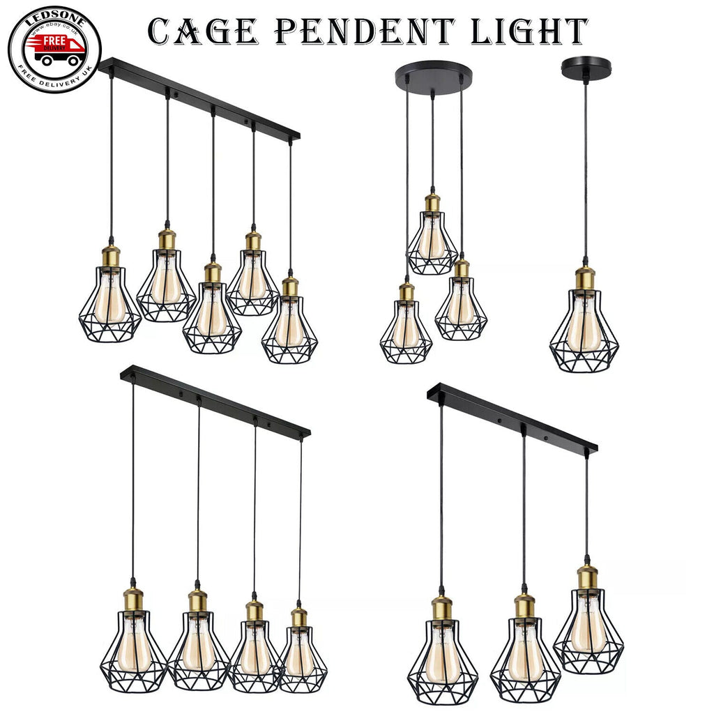 Cage 3 Light Pendant Lighting ~5660
