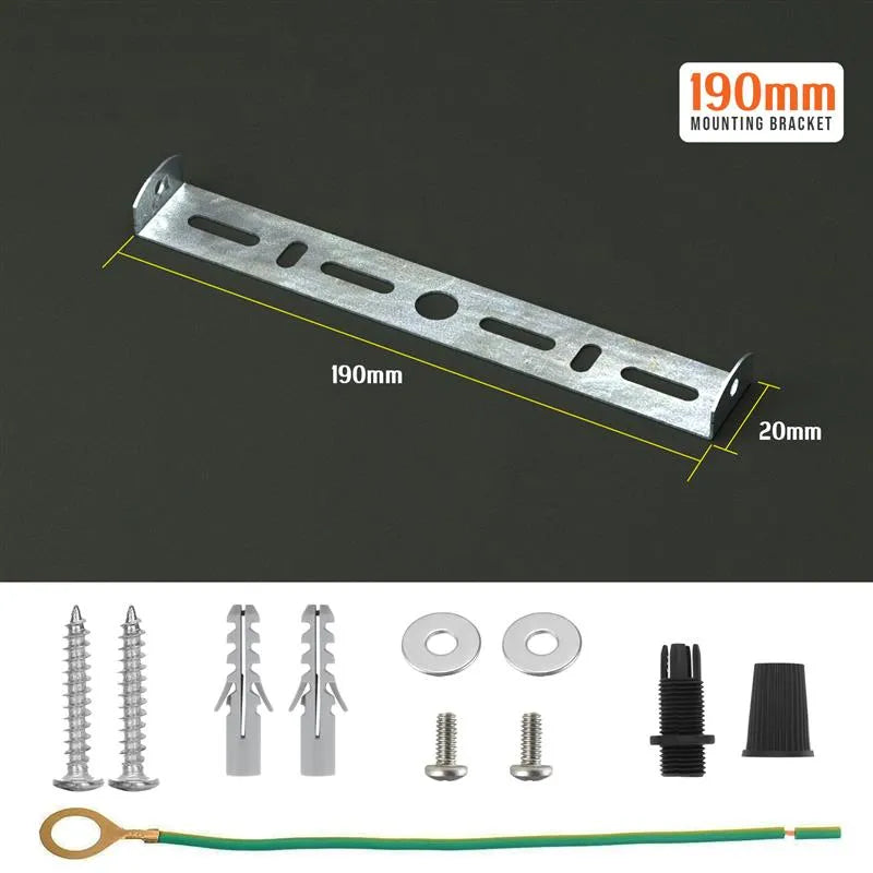 190mm Heavy-Duty Metal Ceiling Rose Side Fitting Bracket for Chandeliers