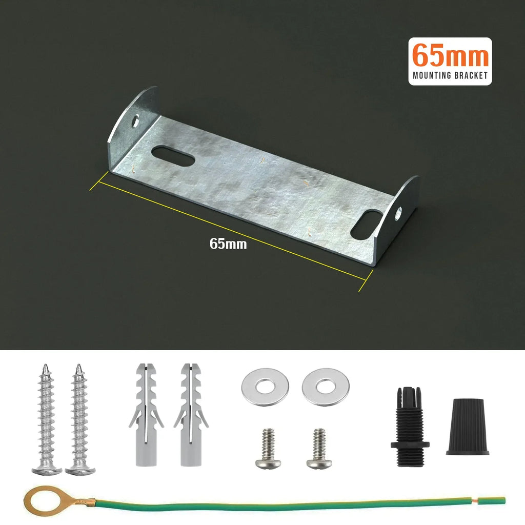 65mm Metal Ceiling Rose Strap Bracket Plate for Secure Light Fittings