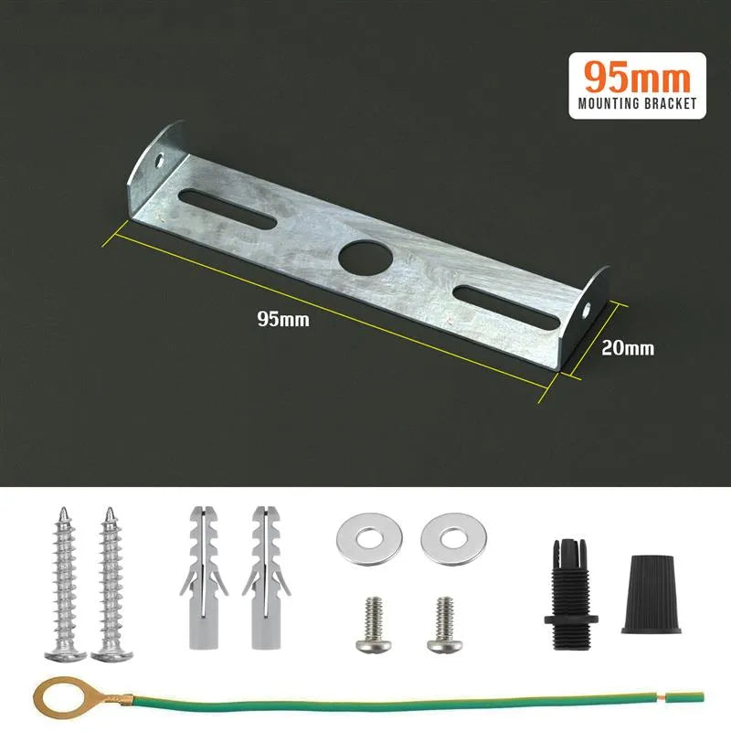 95mm Metal Ceiling Rose Side Fitting Bracket for Light Fixture Installation