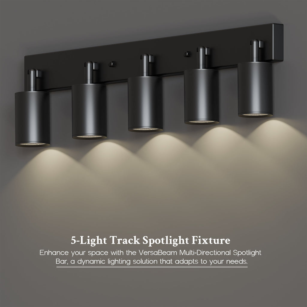 Black 2,3,4,5 Way LED Spotlight Ceiling Light for Home decor~6138