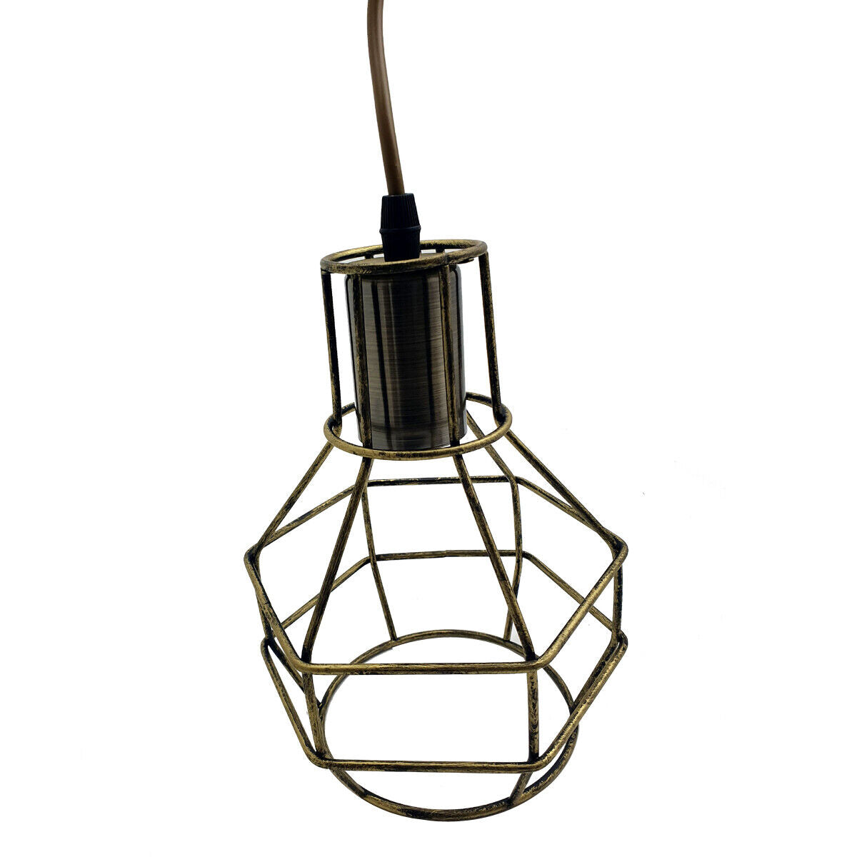 Adjustable Industrial Retro 3-Way Ceiling Pendant Light, Black Metal, E27 Base
