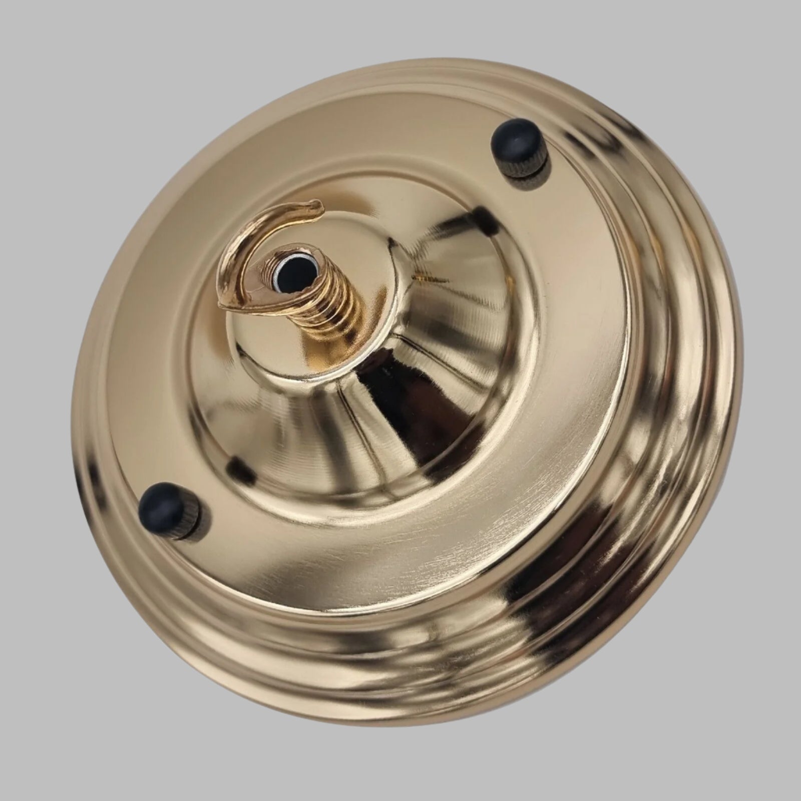 140mm Decorative Metal Ceiling Rose Plate with Hook for Chandelier Lights