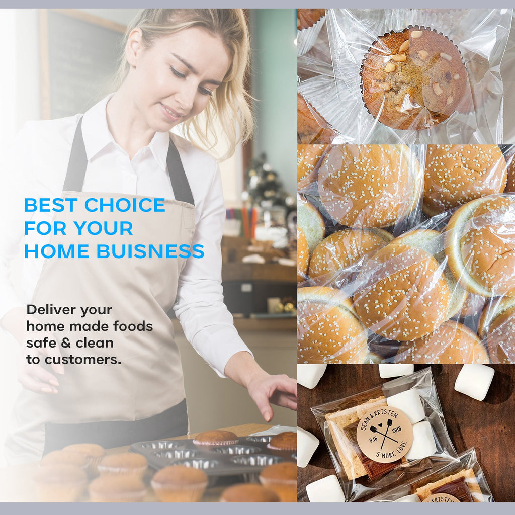 Clear Resealable Poly Zip Lock Bags for Food Storage and Packaging