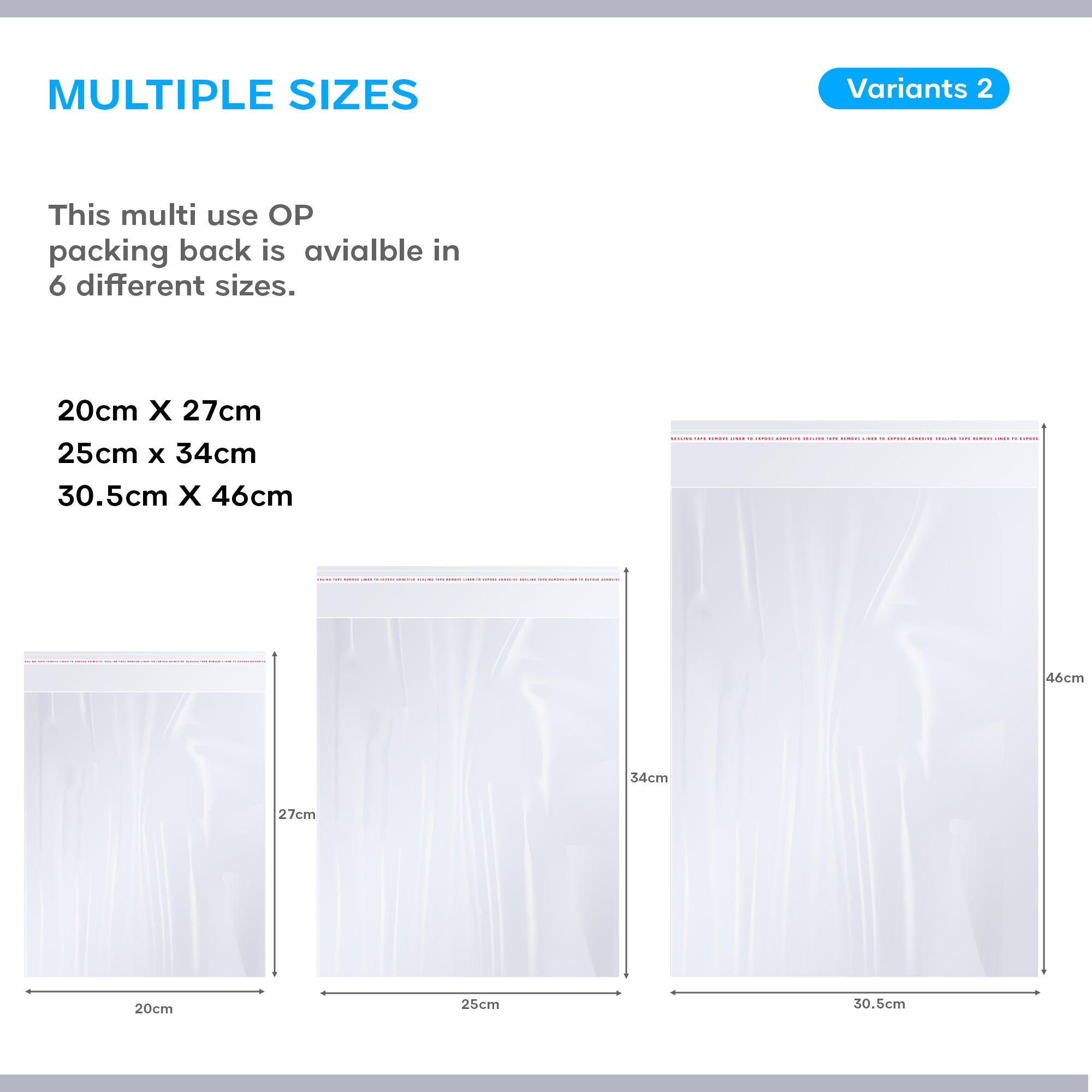 Clear Resealable Zip Poly Bags for Food, Treats, & Packaging Storage