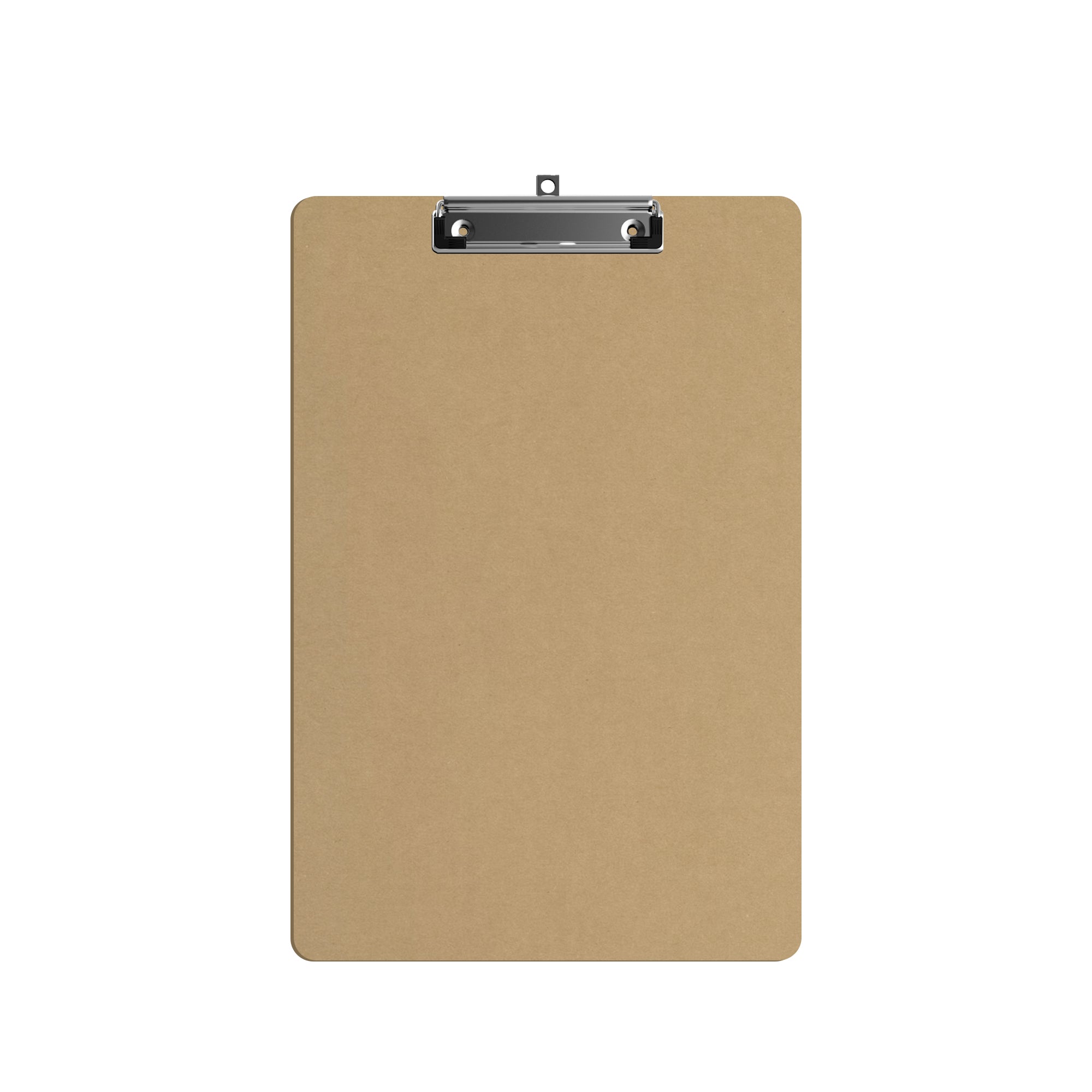 12-Pack Durable A4 Hardboard Clipboards with Low Profile Metal Clips