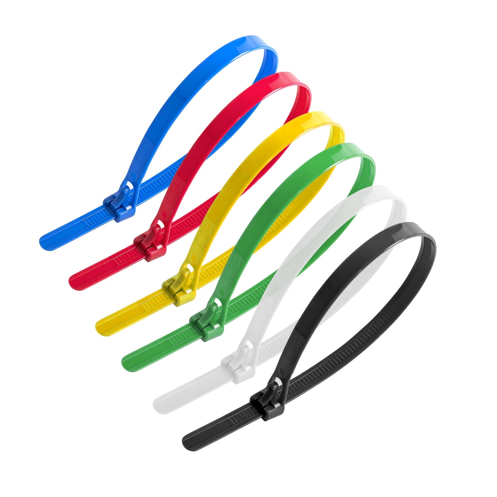Heavy Duty Releasable Reusable Nylon Cable Zip Ties for Wire Management