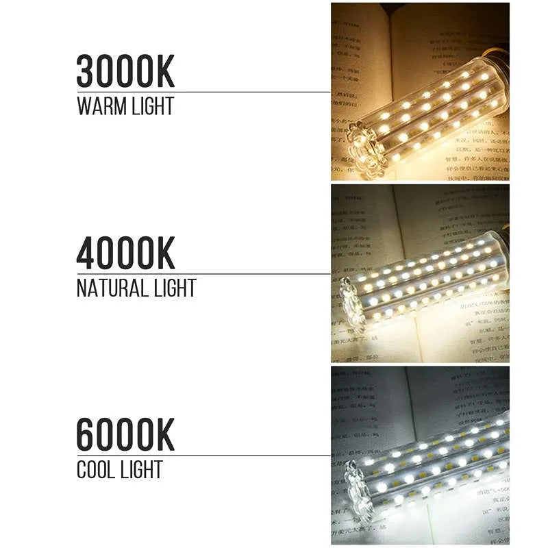 Brilliant Flicker-Free E14 LED Corn Bulbs: Multi-Color, Energy-Saving Lighting Packs