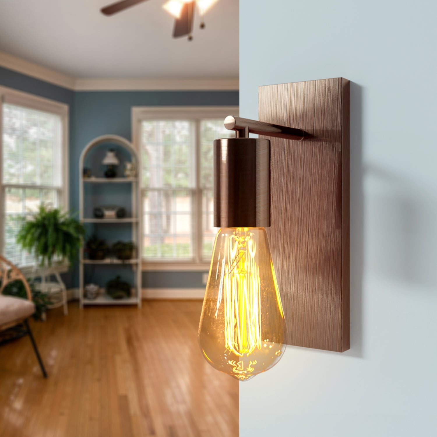Rectangle Metal Ceiling Rose Plate for Industrial Pendant Lights