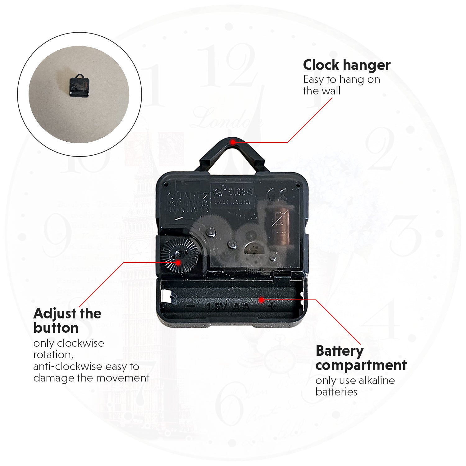 Shop Retro Wooden Decorative Wall Art Clocks Online ~ 5323