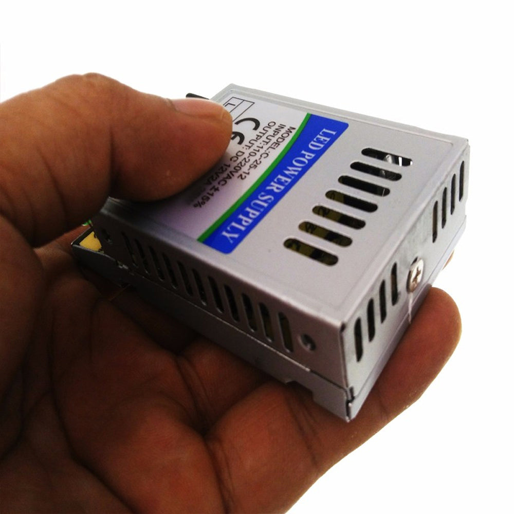 Compact 12V IP20 Switching Power Supply Driver for LED Lighting Projects