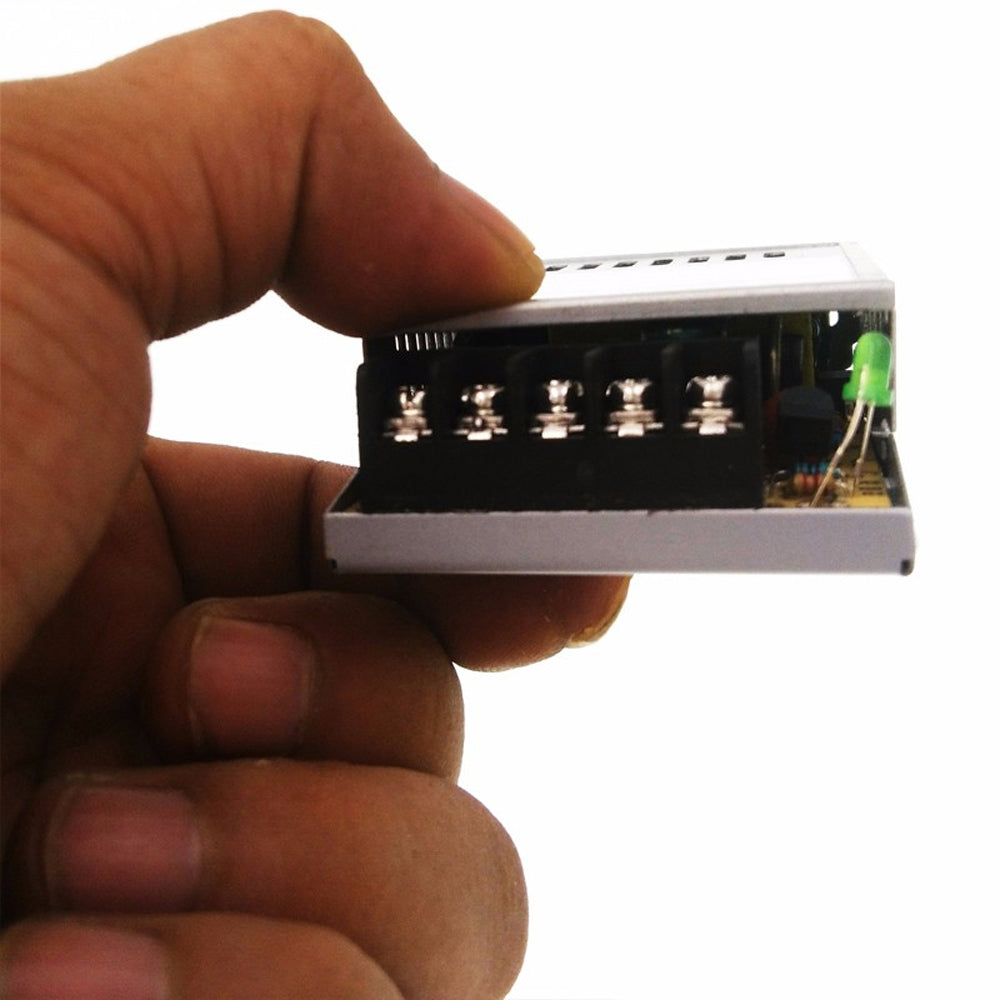 Compact 12V IP20 Switching Power Supply Driver for LED Lighting Projects