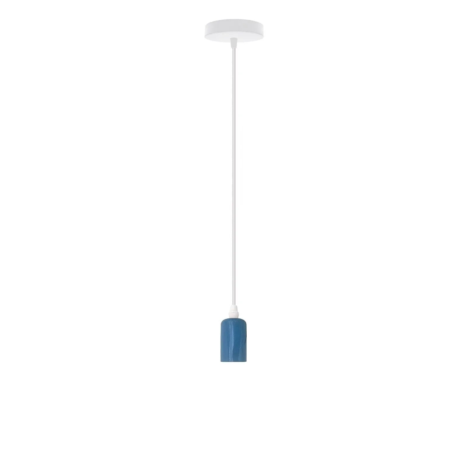 Industrial E27 Colourful Suspended Pendant Light Fitting Home Kit