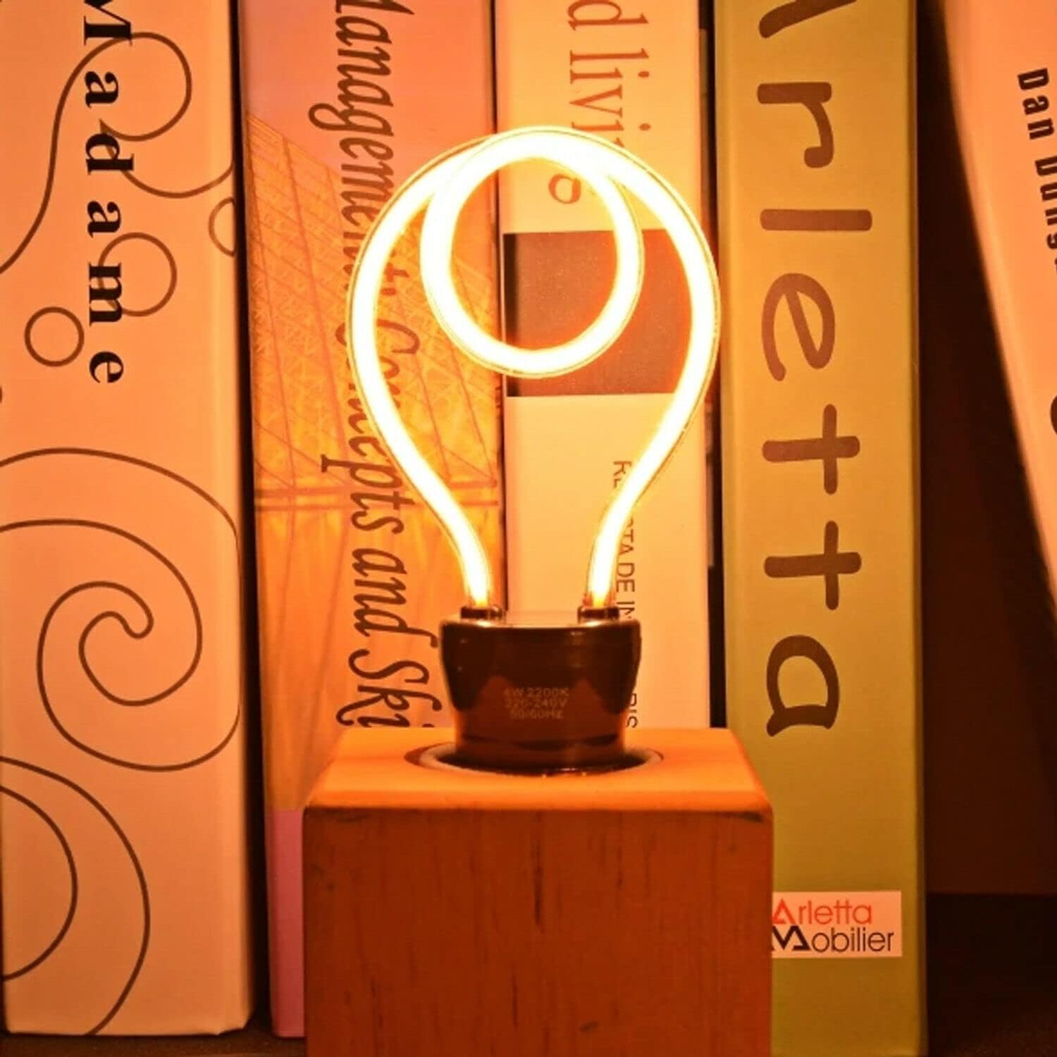 Vintage Style LED Filament E27 Screw Bulb, 4W Decorative Neon Light