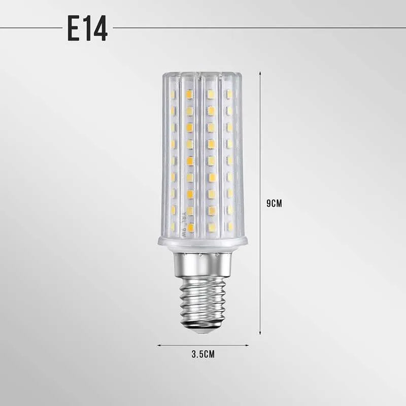 Brilliant Flicker-Free E14 LED Corn Bulbs: Multi-Color, Energy-Saving Lighting Packs