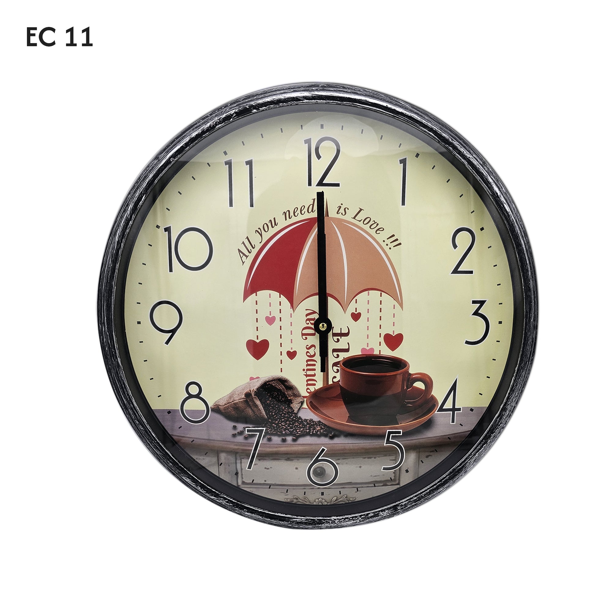 Shabby Chic Wall Clock-Vintage Style Patchwork Home Decor Design~5200