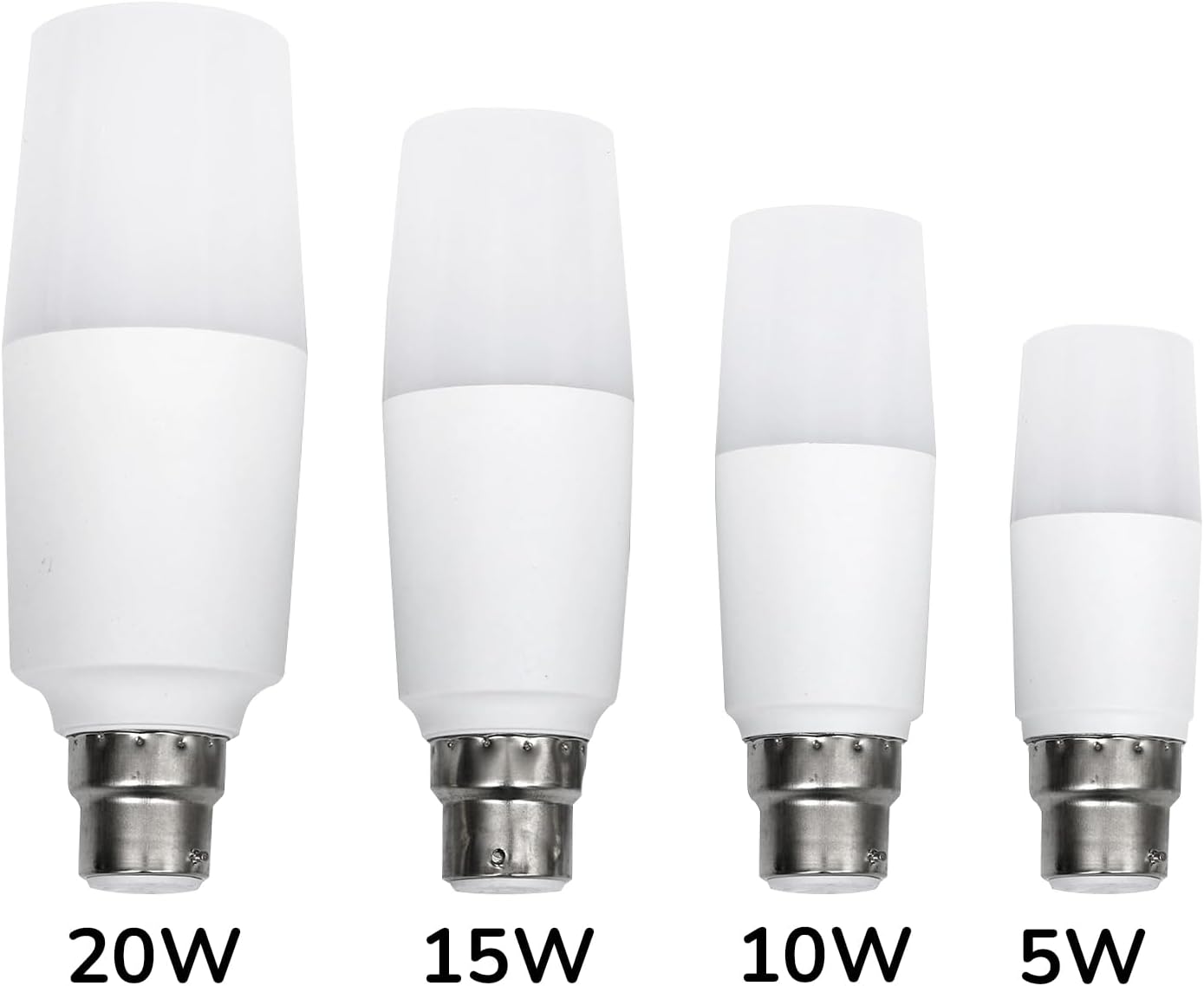 T7 B22 Bayonet LED Stick Bulb Bright White Frosted Energy Saving Light