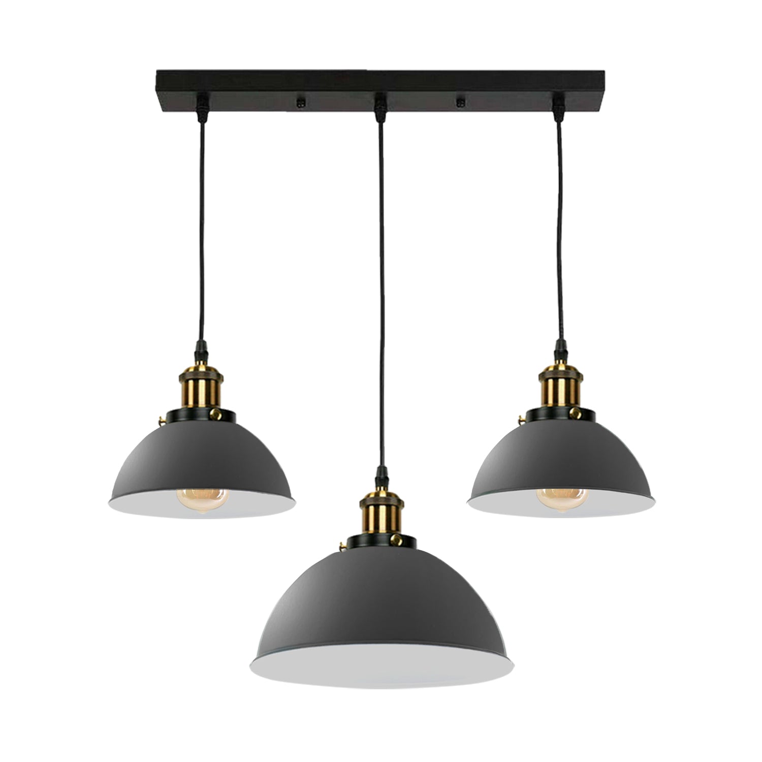 Modern 3 head Pendant Light fixture  in Dome shape~6205