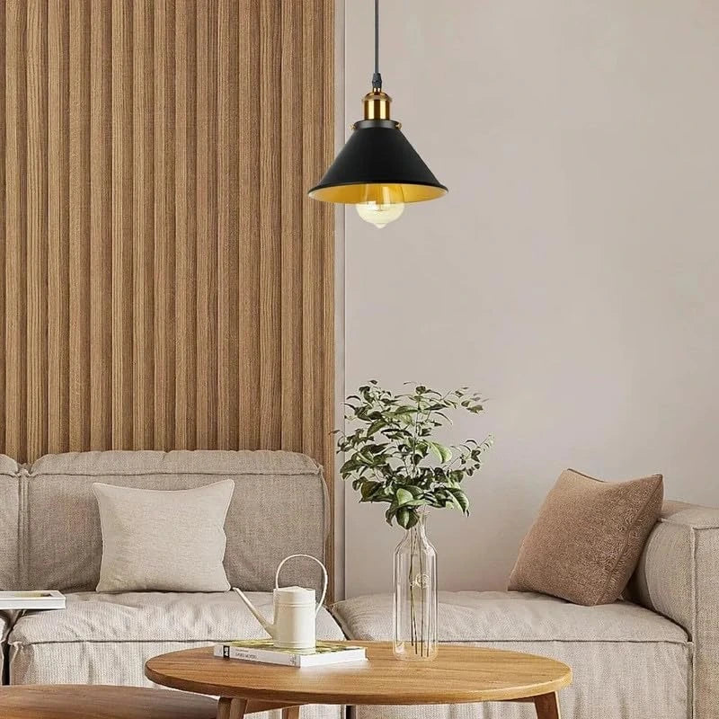 Industrial Vintage Metal Pendant Light E27 Adjustable Hanging Fixture