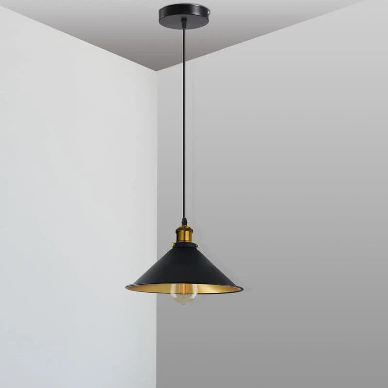 Industrial Vintage Metal Pendant Light E27 Adjustable Hanging Fixture