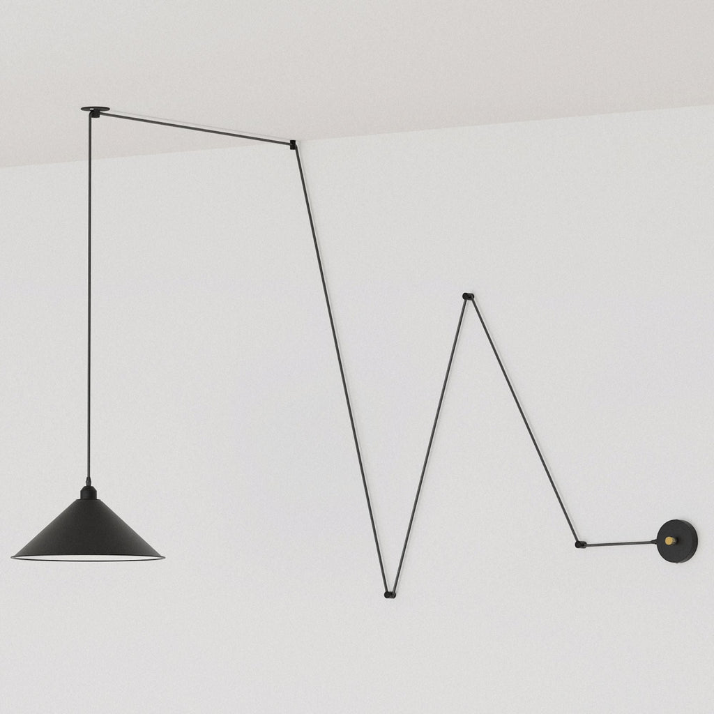 Modern Metal 4.5m Adjustable Wall Mounted E27 Pendant Lighting ~ 6237