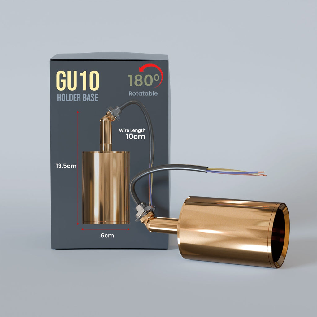 GU10 Vintage Industrial Light Bulb Lamp Holder ~ 5914