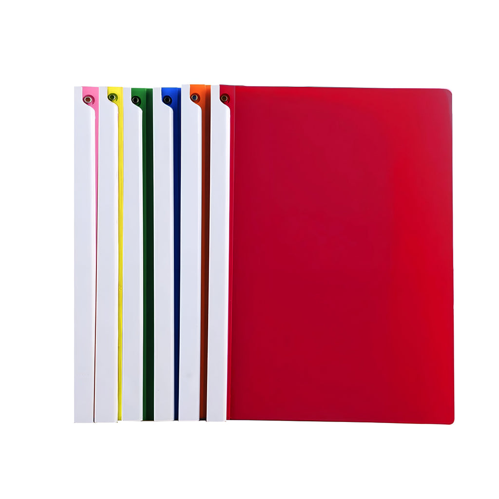 A4 Letter Size Rotating Lever Report Folder 6-Pack for School Office Business