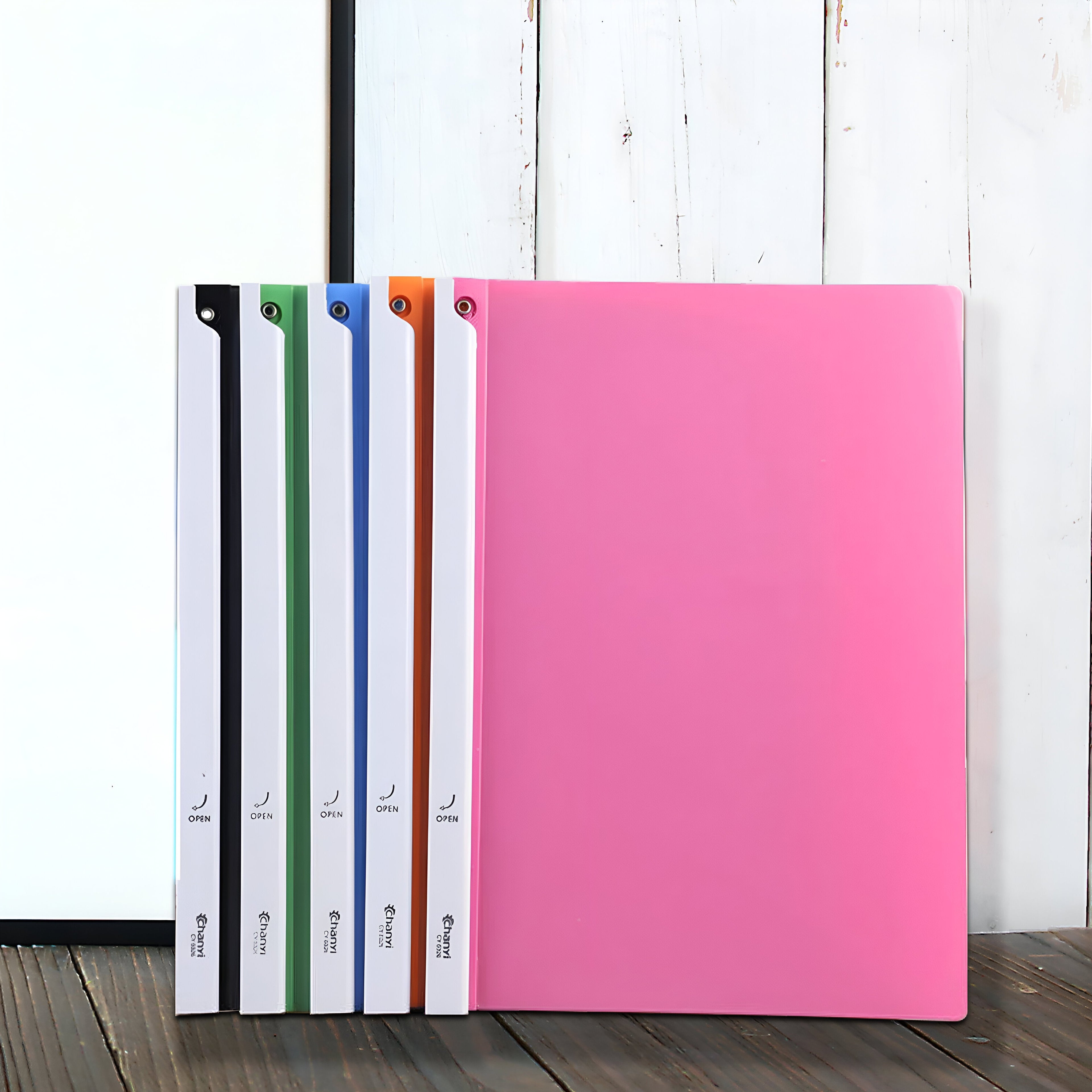 A4 Letter Size Rotating Lever Report Folder 6-Pack for School Office Business