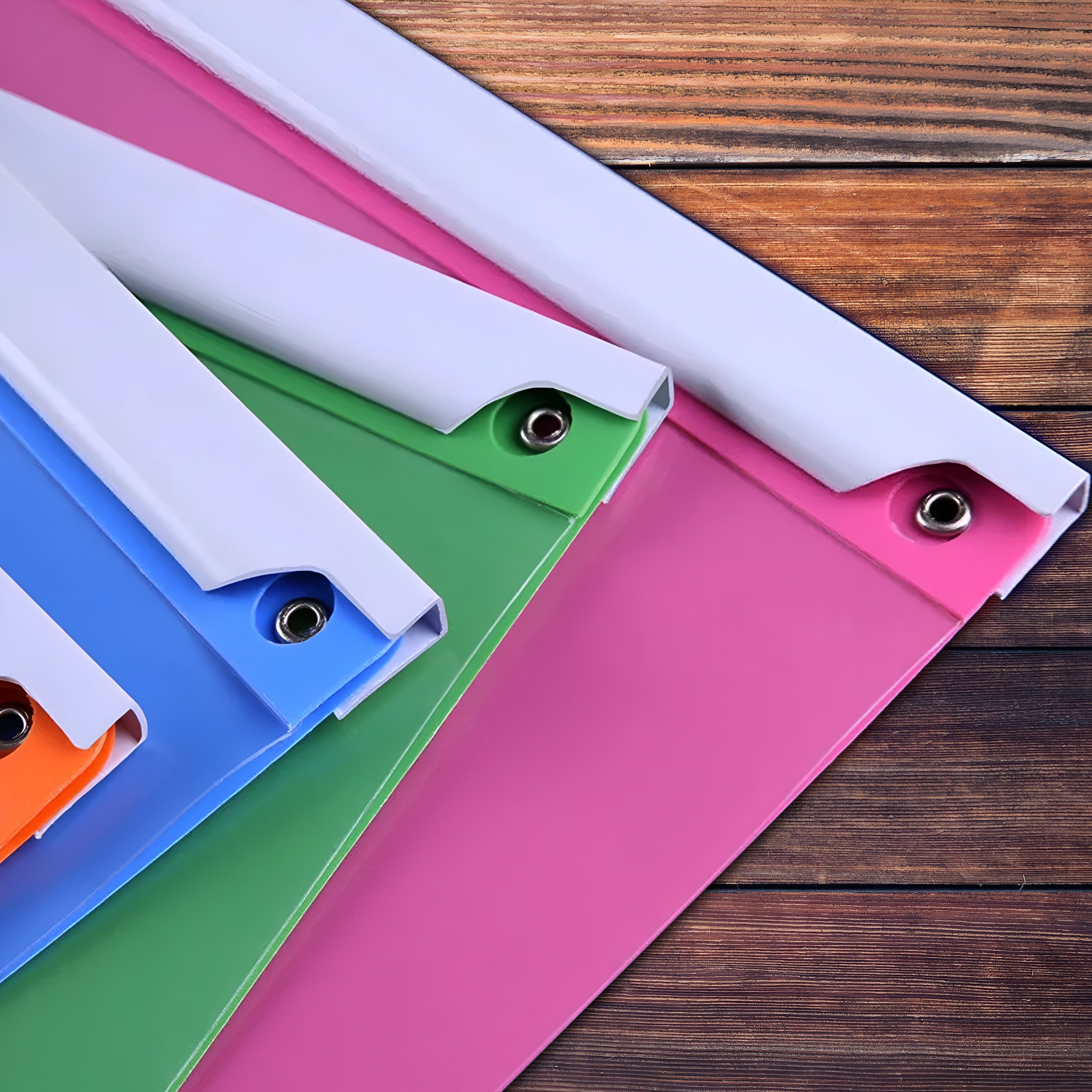 Colorful Rotating Lever Report Folder 6-Pack for A4 Letter Documents
