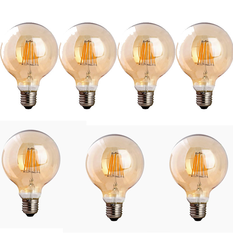 Vintage Dimmable LED Globe Light Bulb E27 Base Warm Amber Filament Style