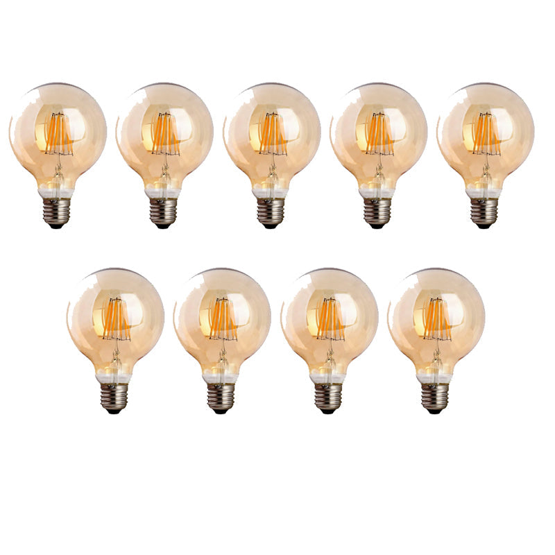 Vintage Dimmable LED Globe Light Bulb E27 Base Warm Amber Filament Style