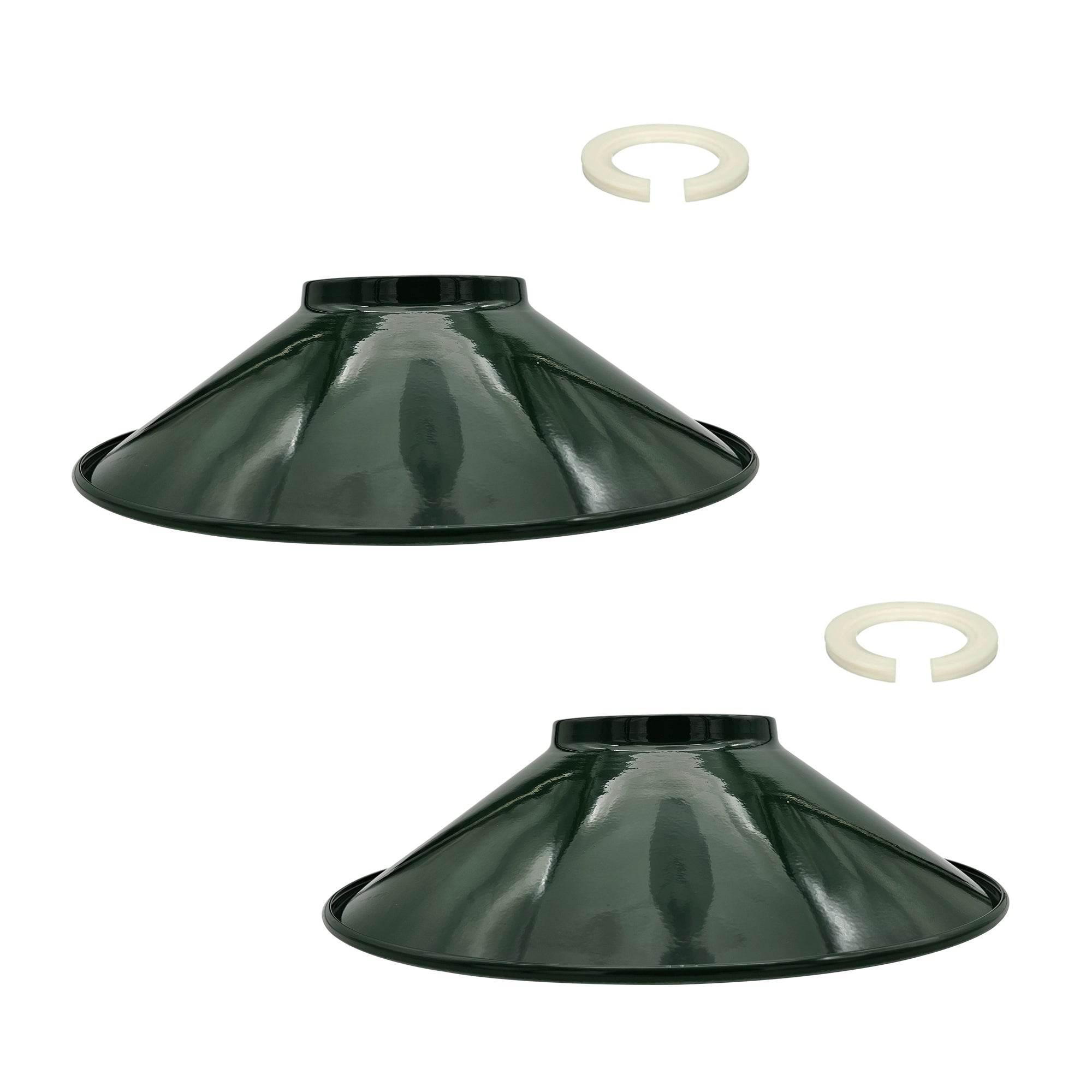 Easy Fit Retro Industrial Metal Cone Lamp Shade for Modern Interiors