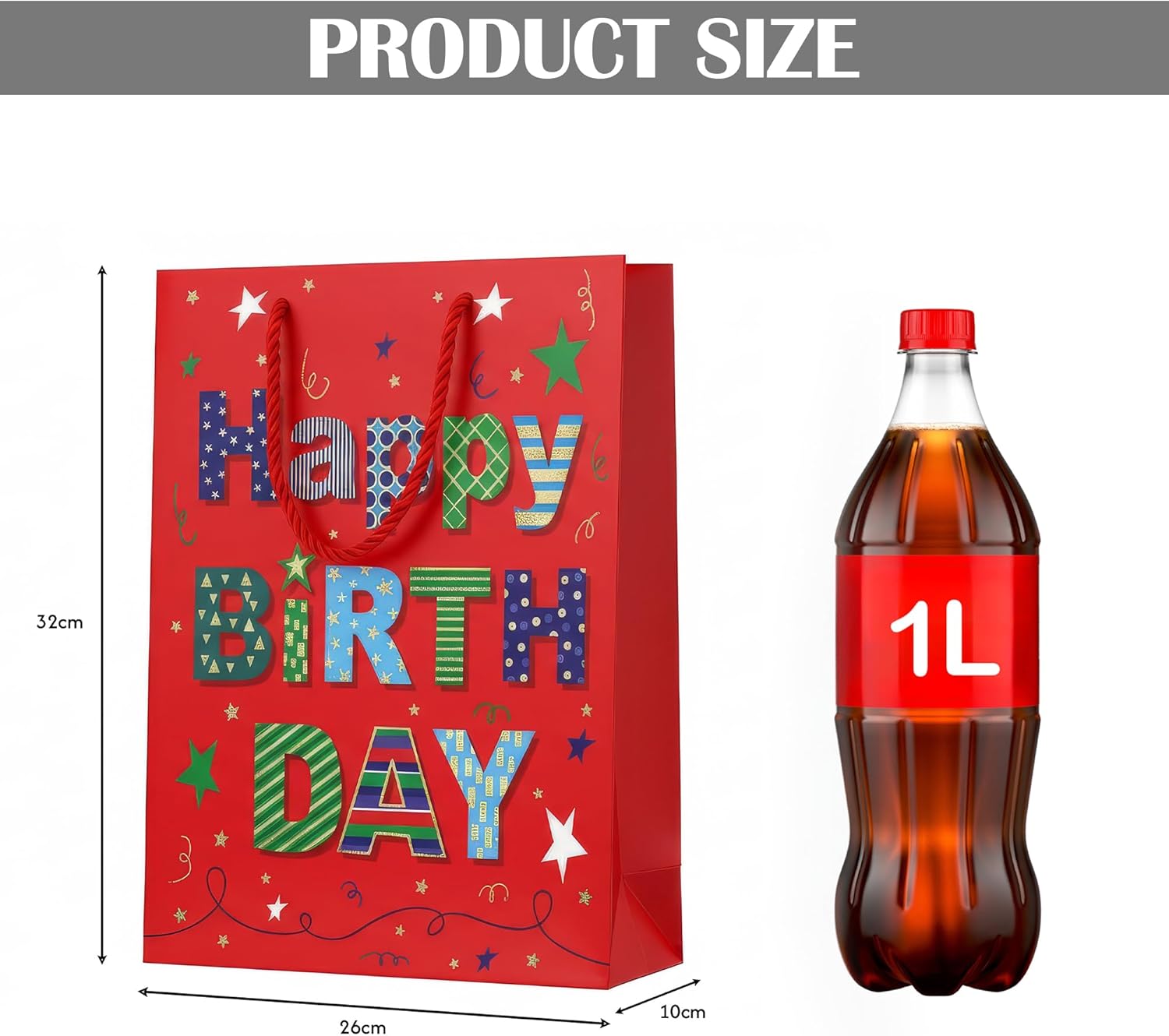 12-Pack Assorted Luxury Matte Gift Bags with Handles for Presents