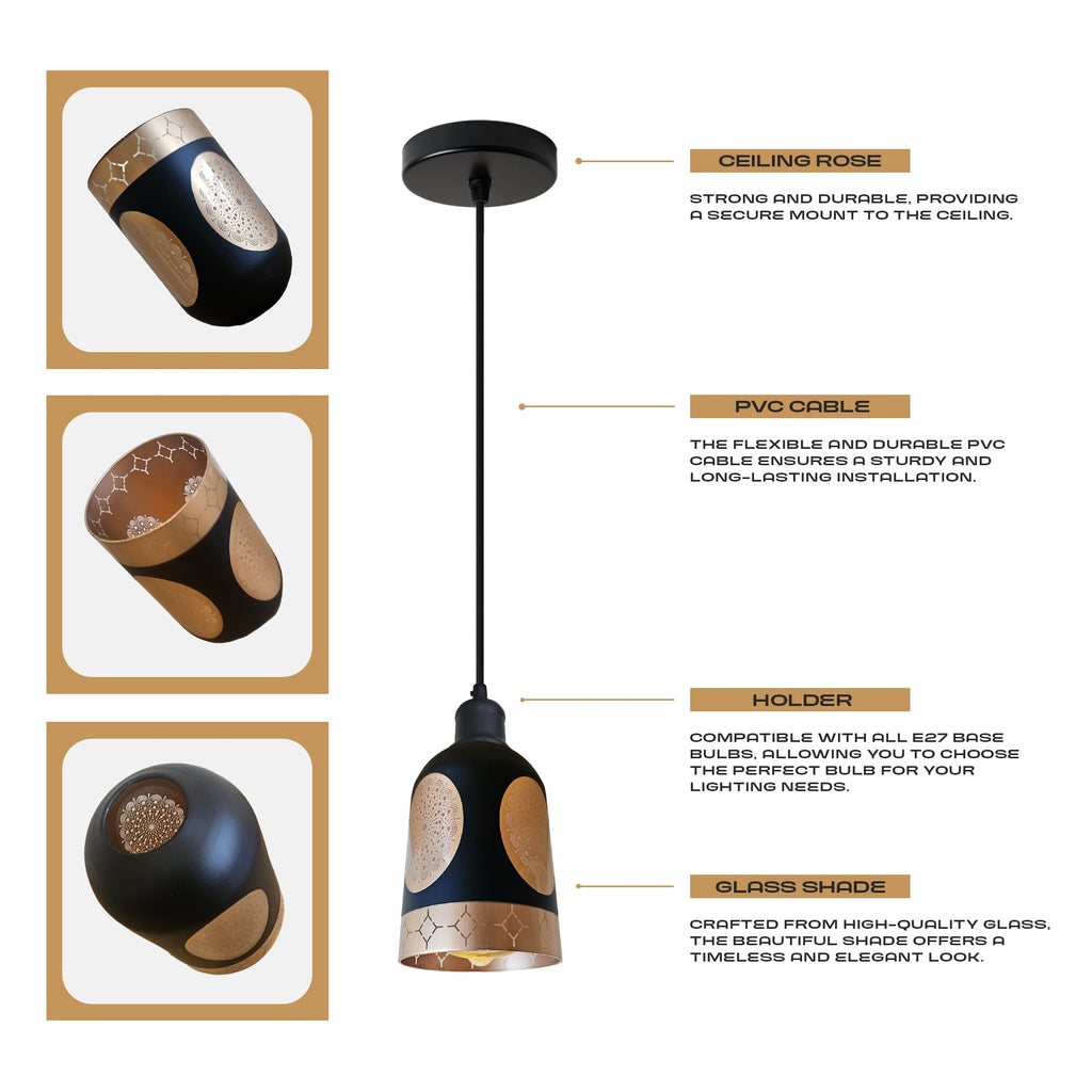 Industrial Vintage Style LED Ceiling Light ~6296