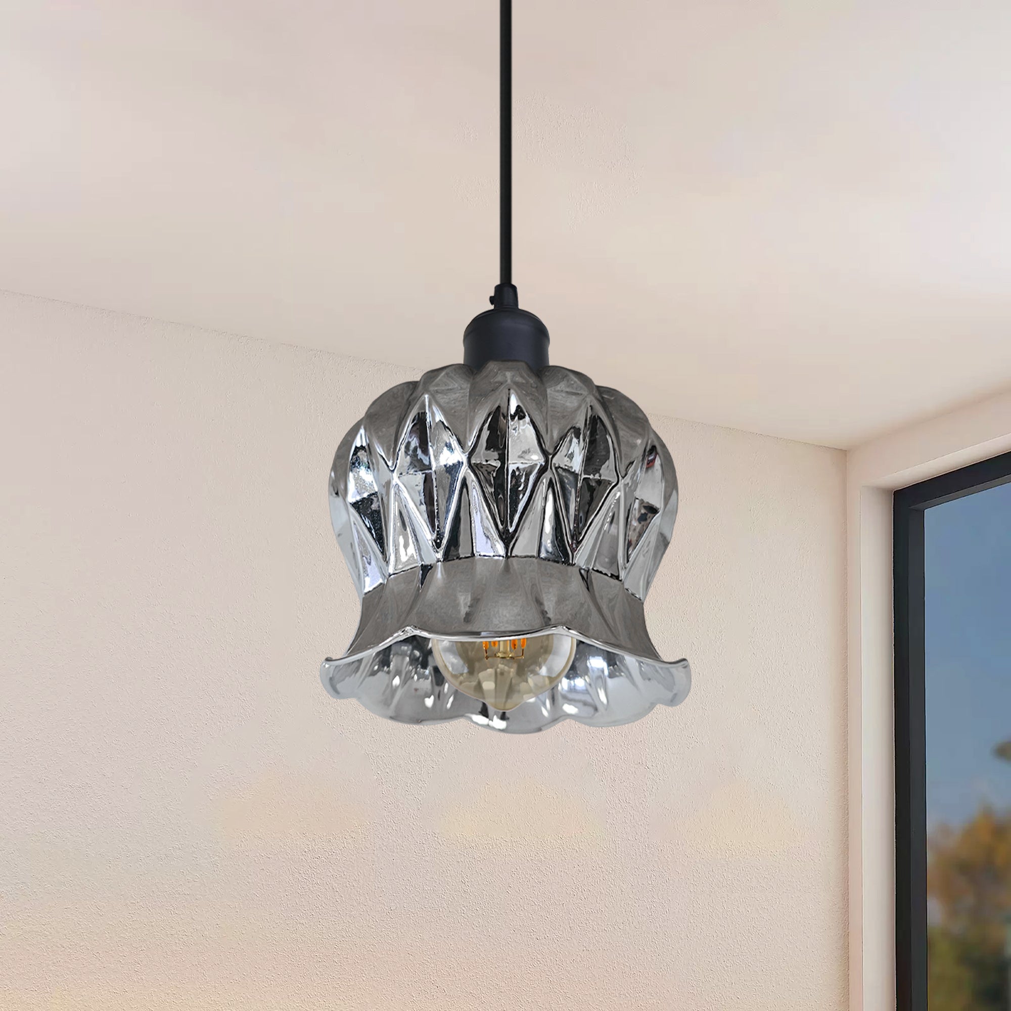 Industrial Glass Pendant  Lighting Fixtures ~6316