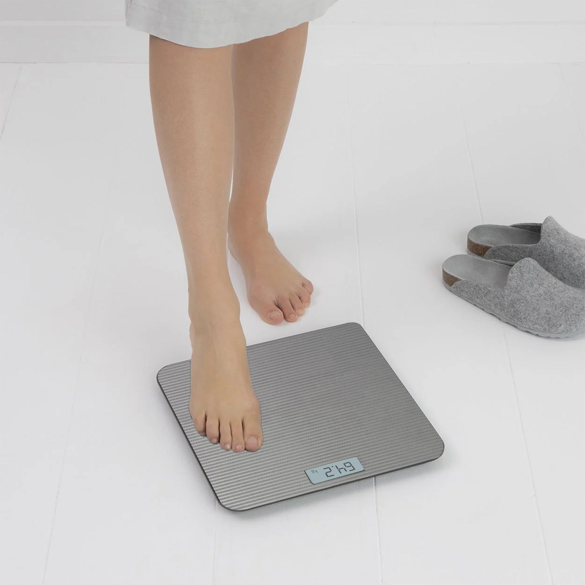 Digital Square Body Weight Scale with LCD Display for Accurate Weight Tracking