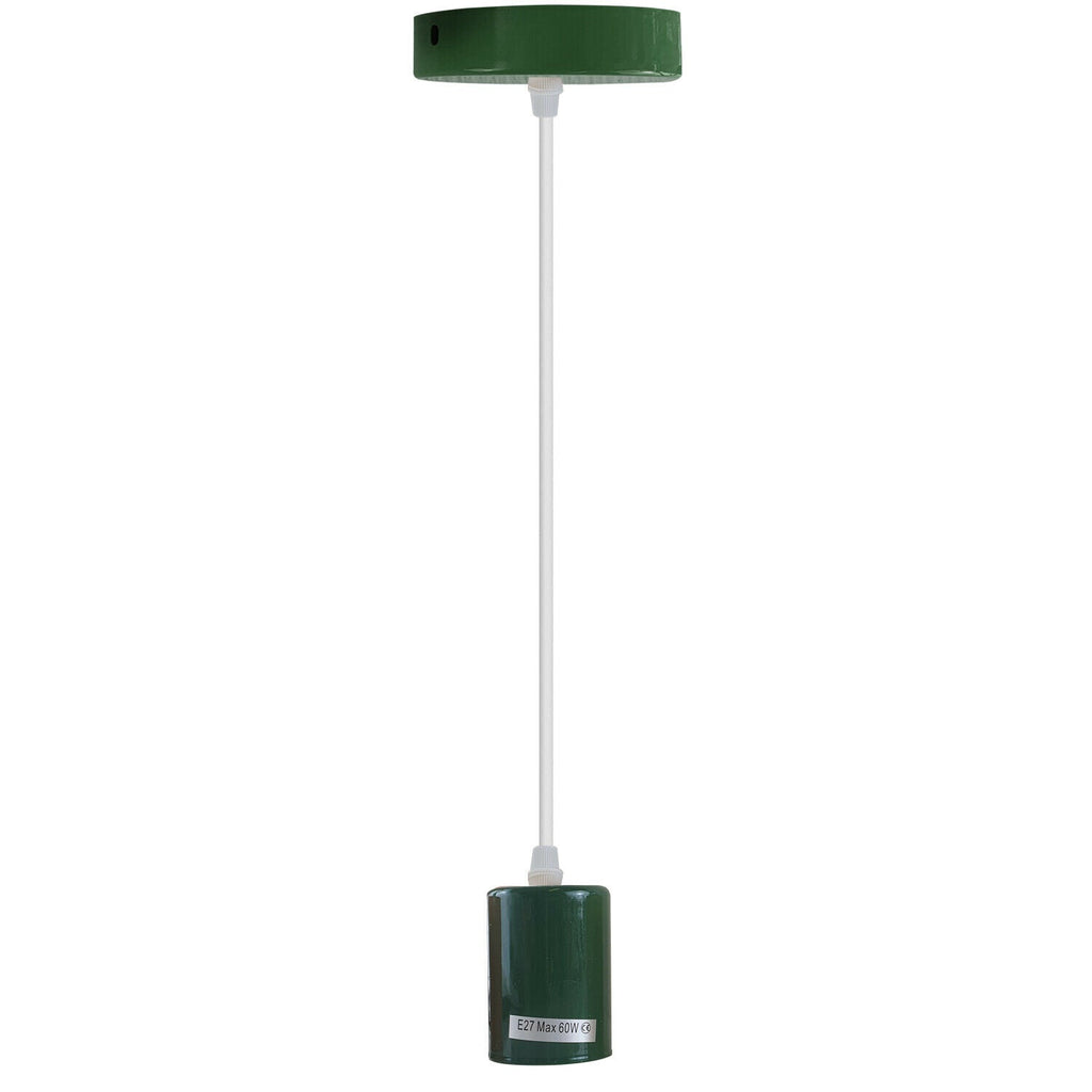 Industrial E27 Ceiling Light Fitting Retro Pendant Lamp Bulb Holder