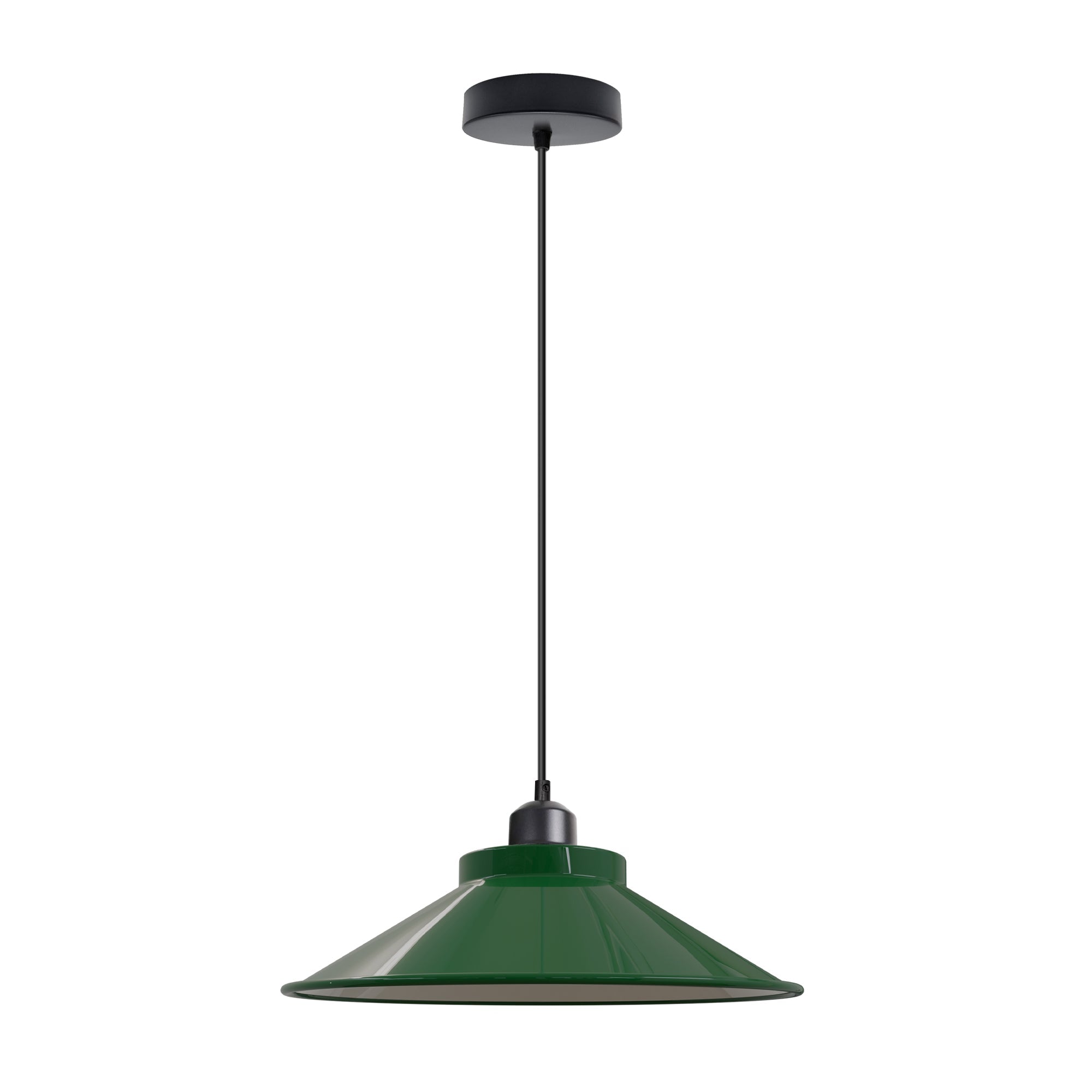 Adjustable Vintage Metal Single Head Hanging Pendant Light with E27 Socket