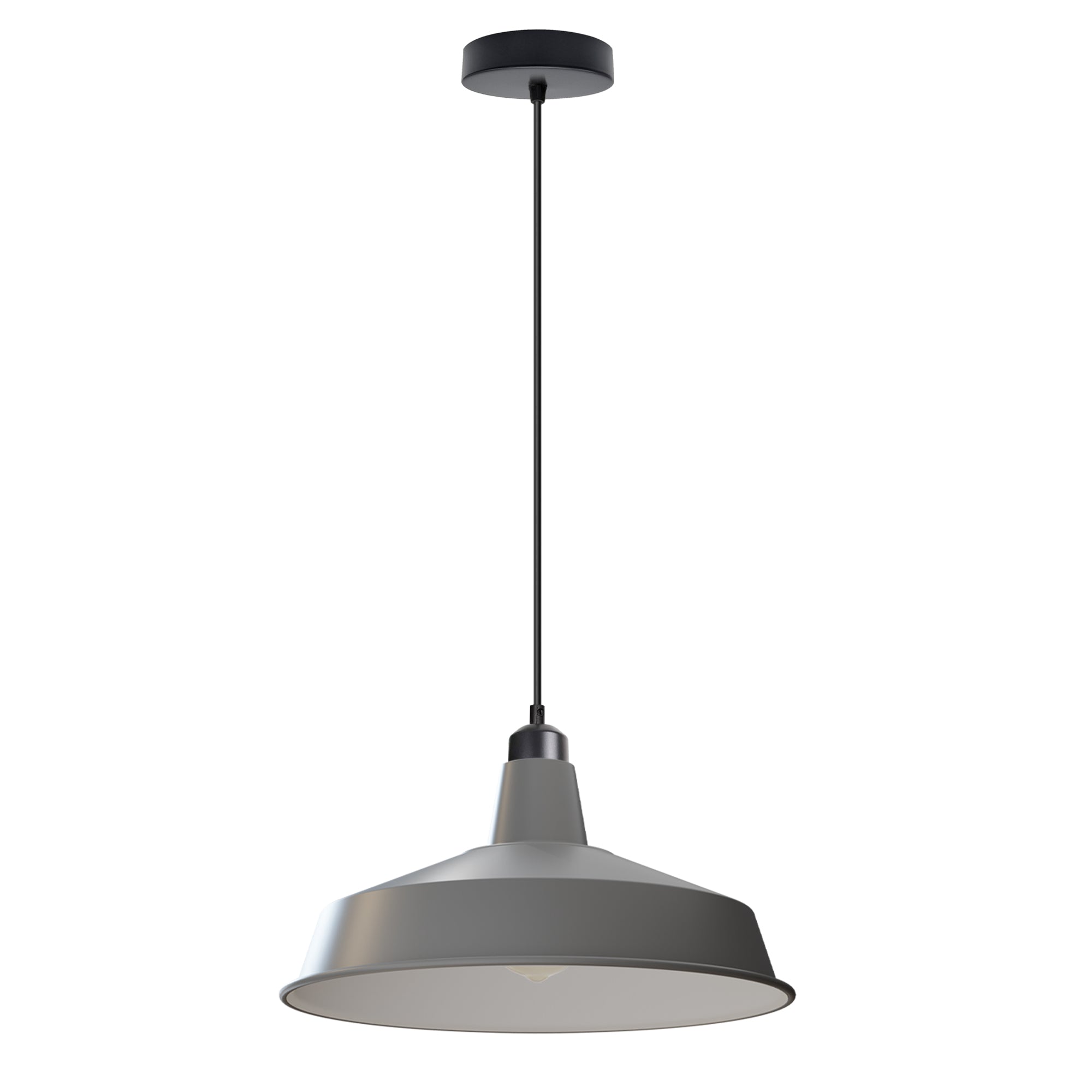 Vintage Industrial Metal Pluto Shade Pendant Light Modern Ceiling Fixture E27 Compatible Bulb