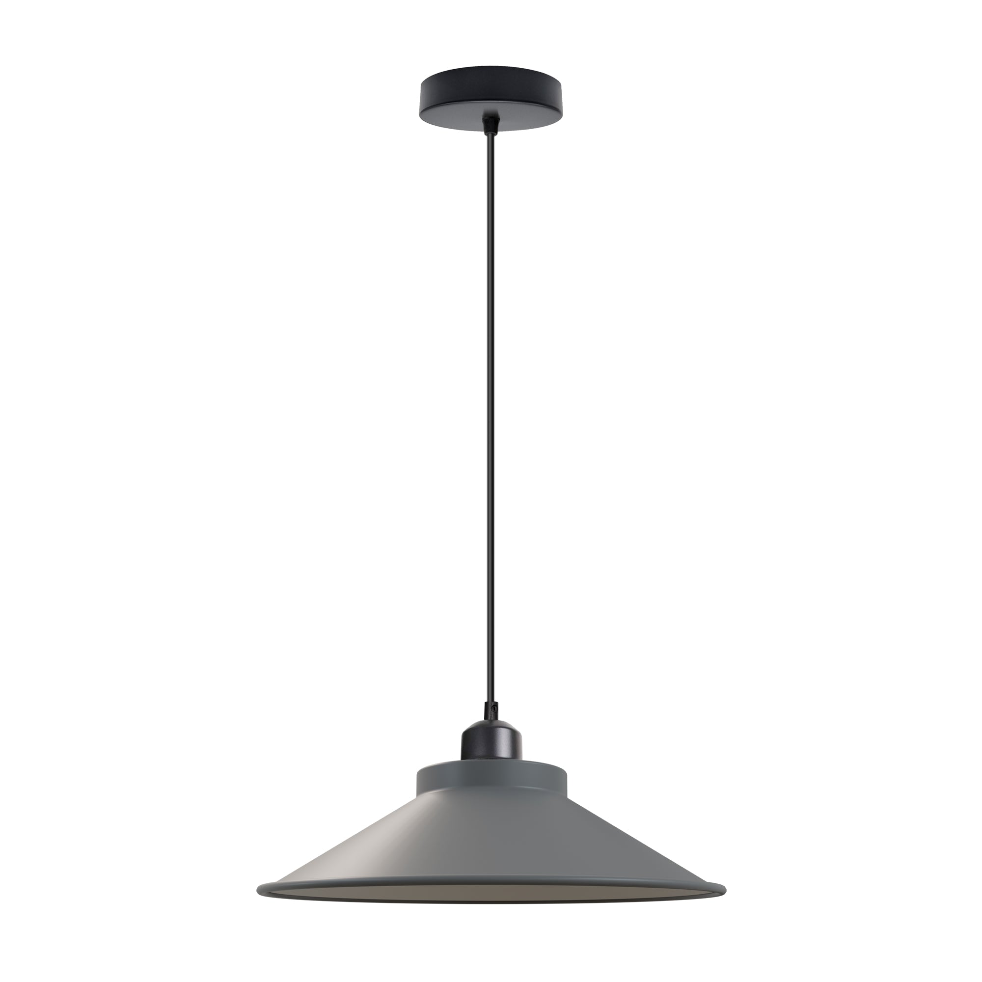 Adjustable Vintage Metal Single Head Hanging Pendant Light with E27 Socket
