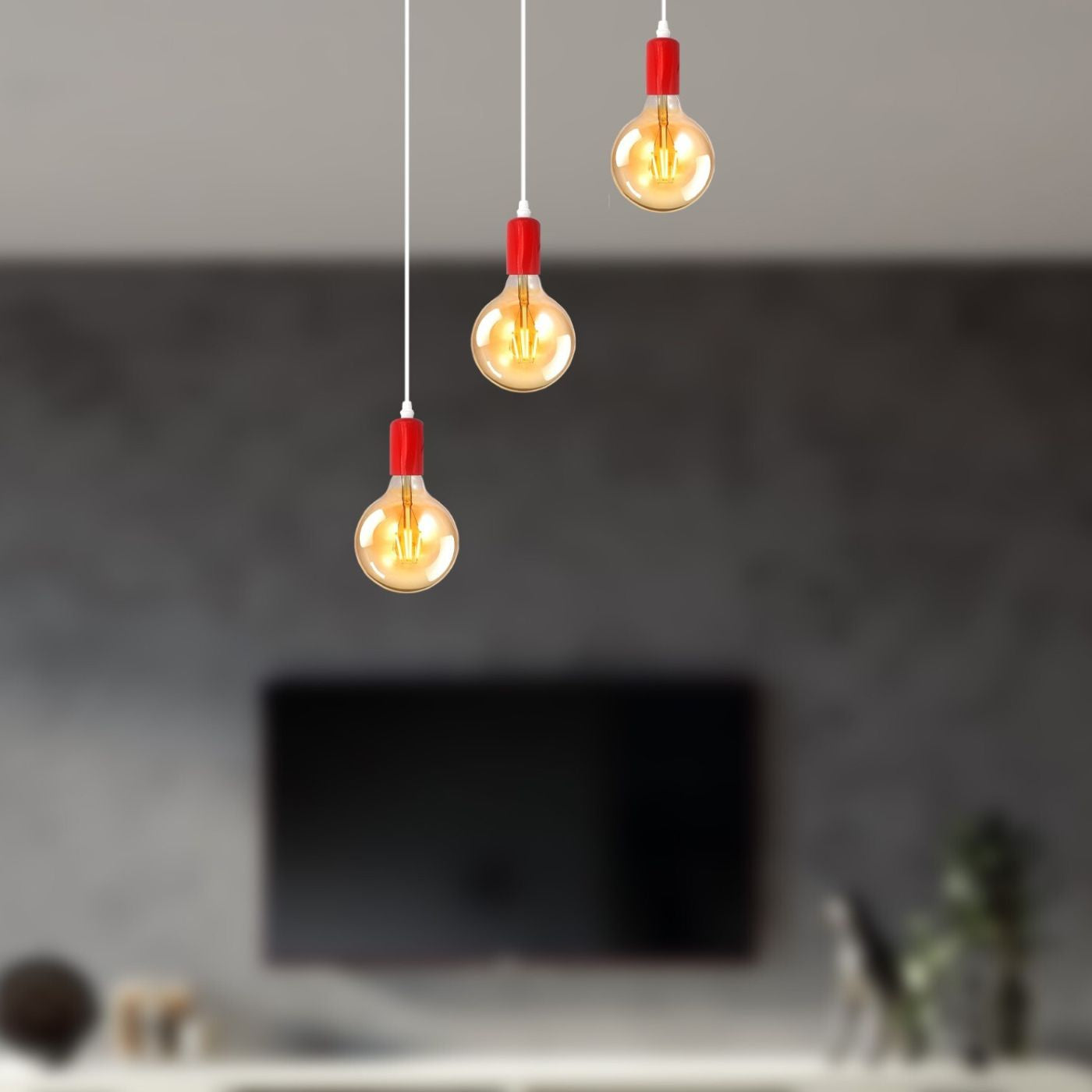 Decorative Vintage E27 Pendant Light Bulb Holder with 95cm Adjustable Cable