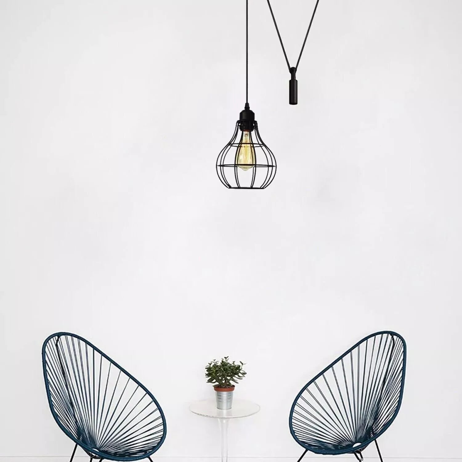 Vintage Pendant Ceiling Hanging Light Retro Spider Lamp UK ~6238