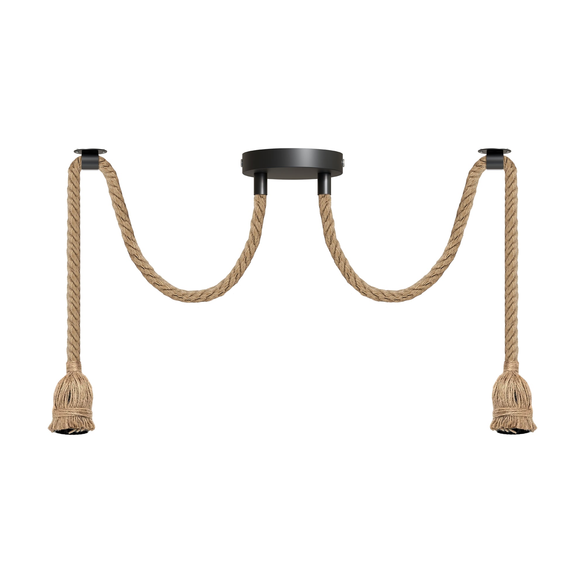 Retro Hemp Pendant Light  E27 Ceiling Hanging Pendant Light~6130