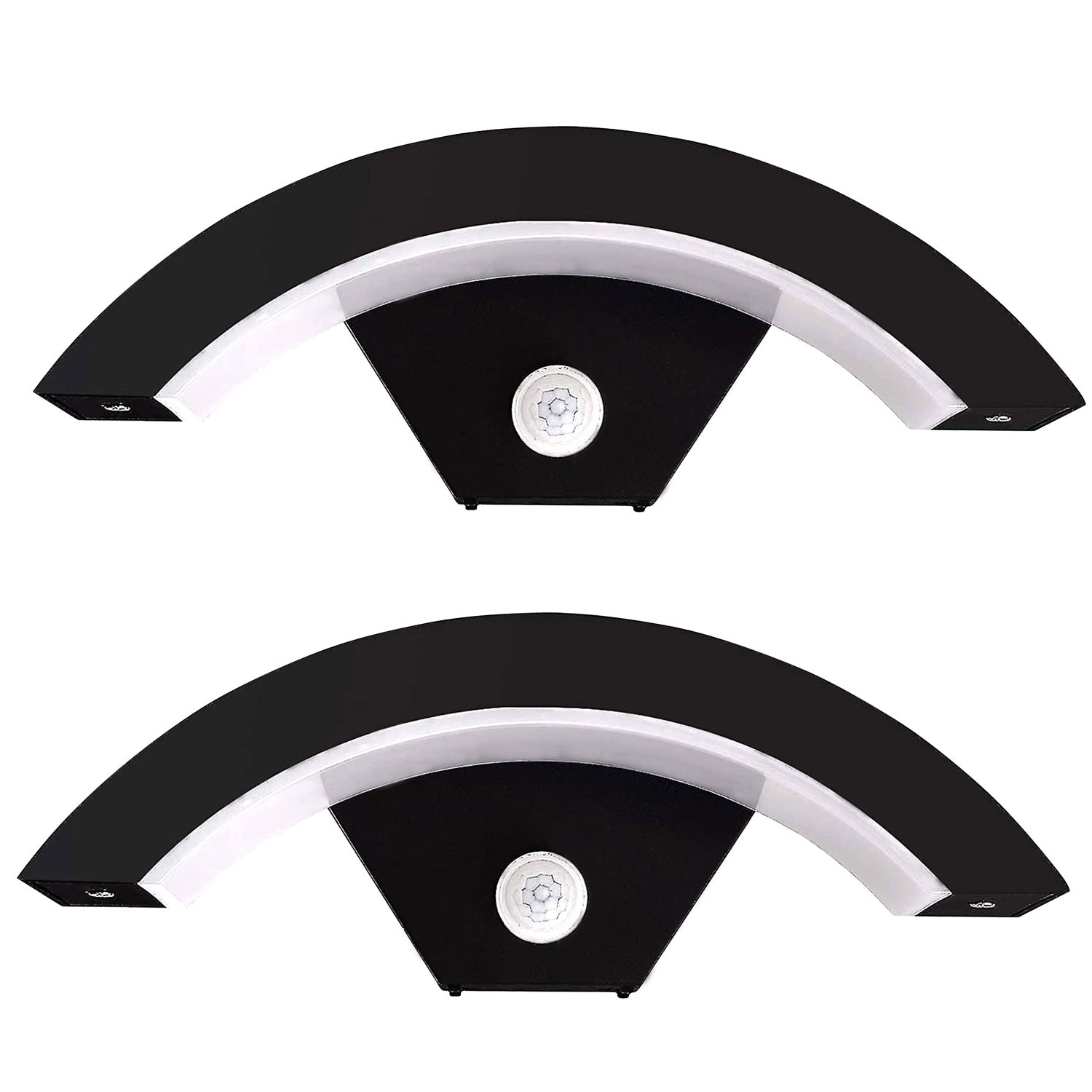 Contemporary 18W LED Outdoor Wall Light, PIR Motion Sensor, IP54
