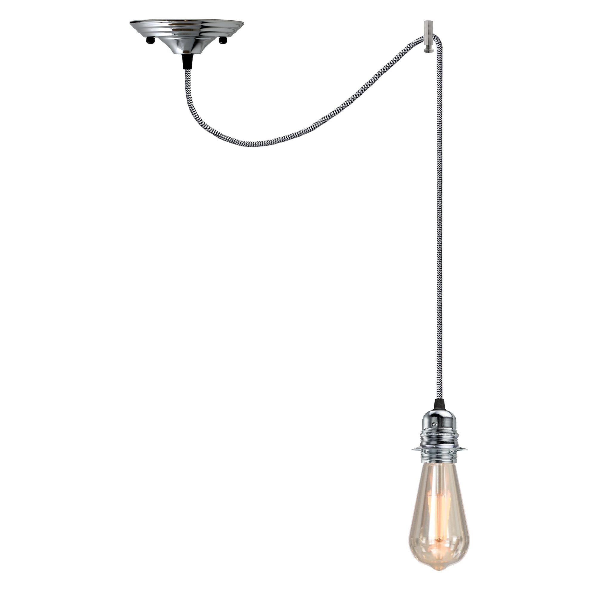 Industrial Hemp Rope E27 Modern Hanging Retro Lamp ~5768