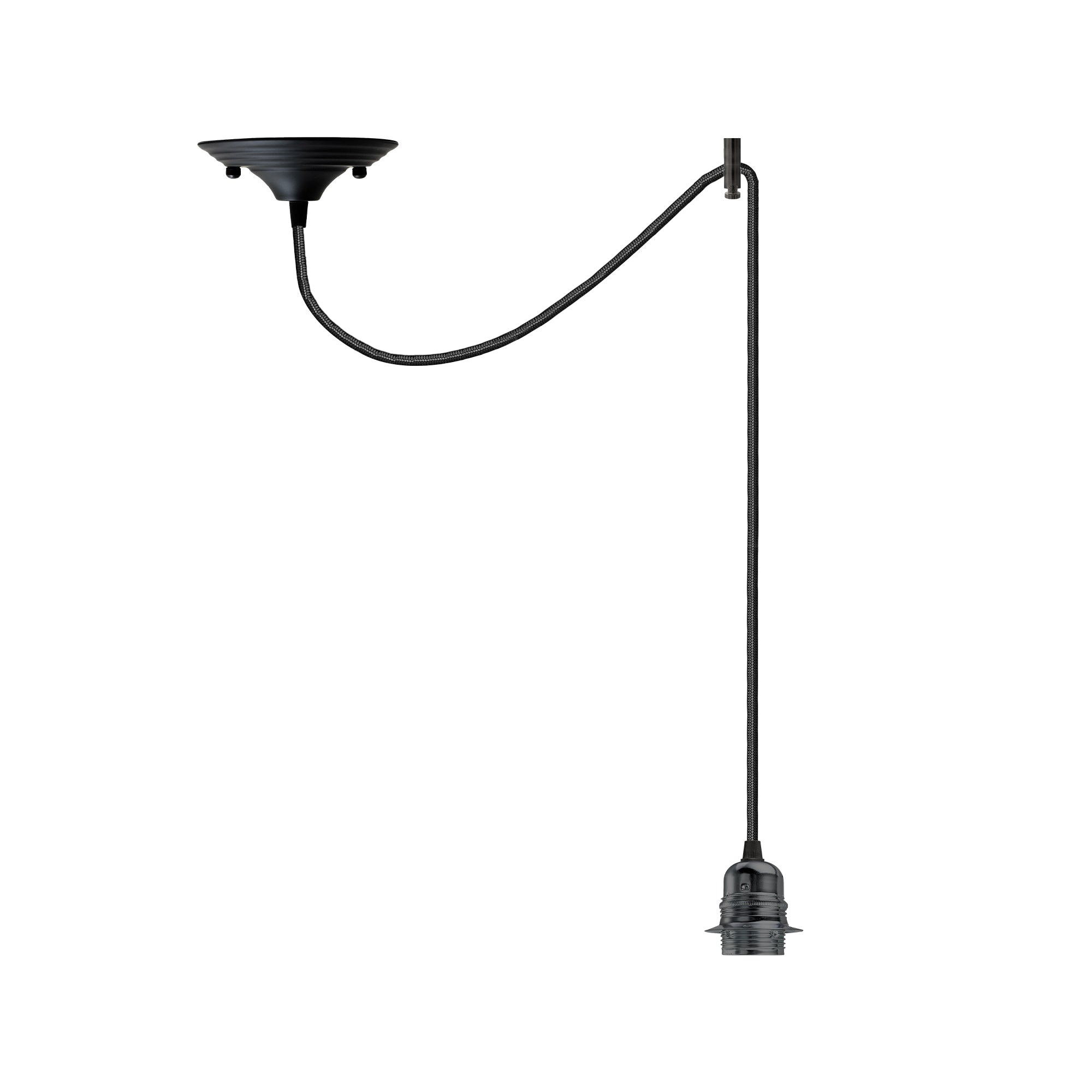 Industrial Hemp Rope E27 Modern Hanging Retro Lamp ~5768