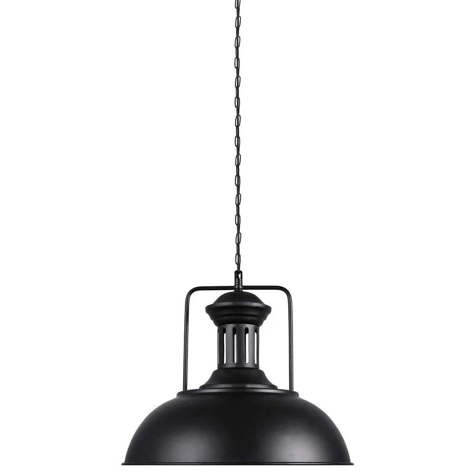 Industrial Vintage Metal Adjustable Hanging Pendant Light Fixture E27 Holder Black White